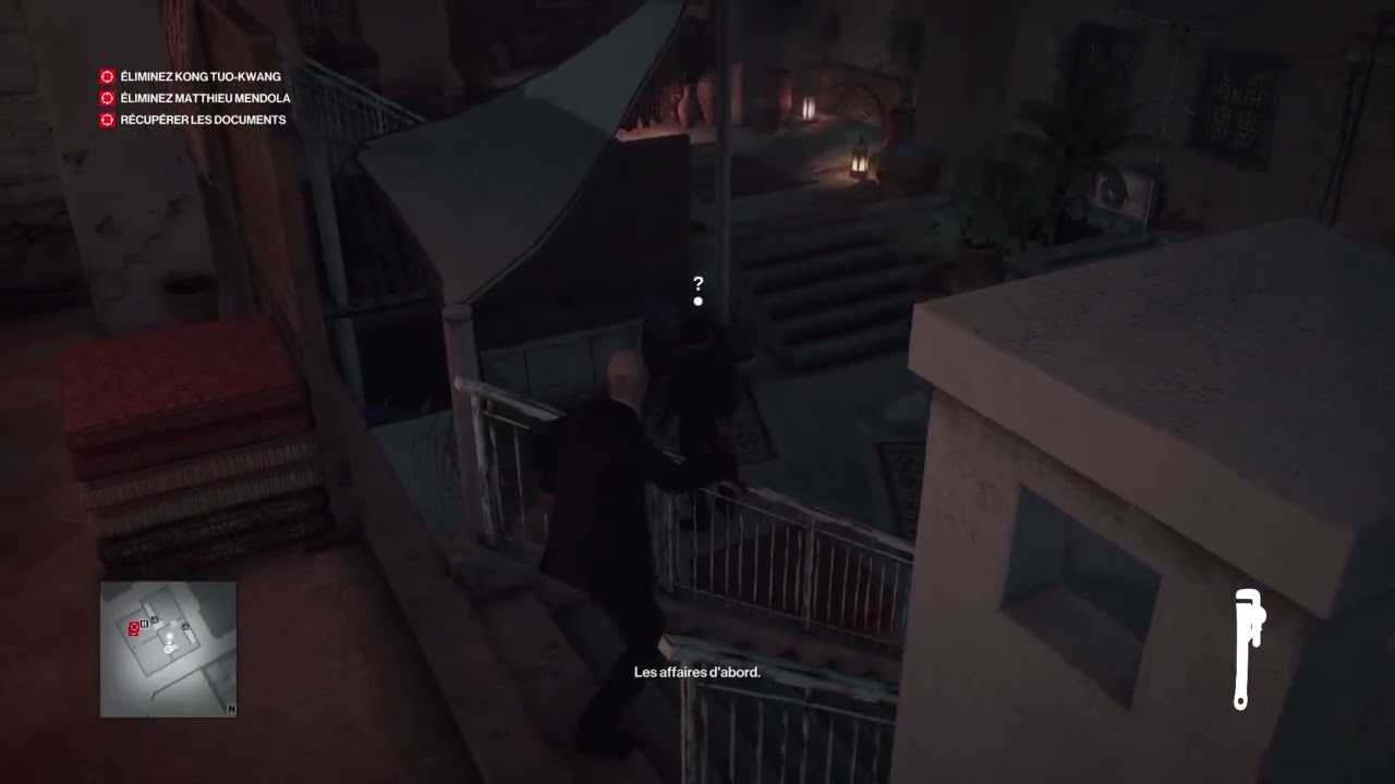 Hitman 3 - Marrakech - Une maison sur le sable - découverte : évasion
