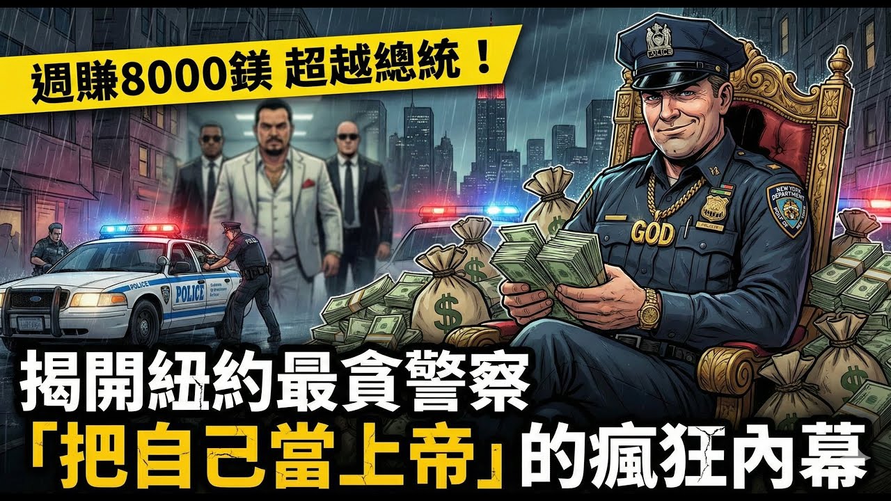 週賺8000鎂超越總統！穿警服搶劫、當毒梟保鑣？揭開紐約最貪警察「把自己當上帝」的瘋狂內幕