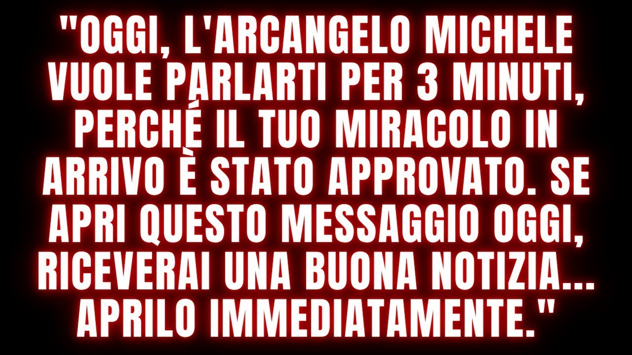 Oggi, l'Arcangelo Michele dice: L'identità della persona che vuole distruggerti. Eccola..