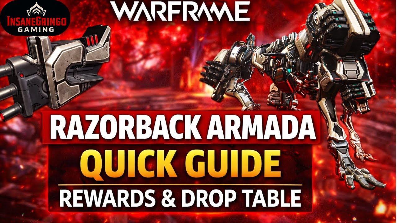 Warframe – Razorback Armada QUICK GUIDE | Drop Table & Rewards