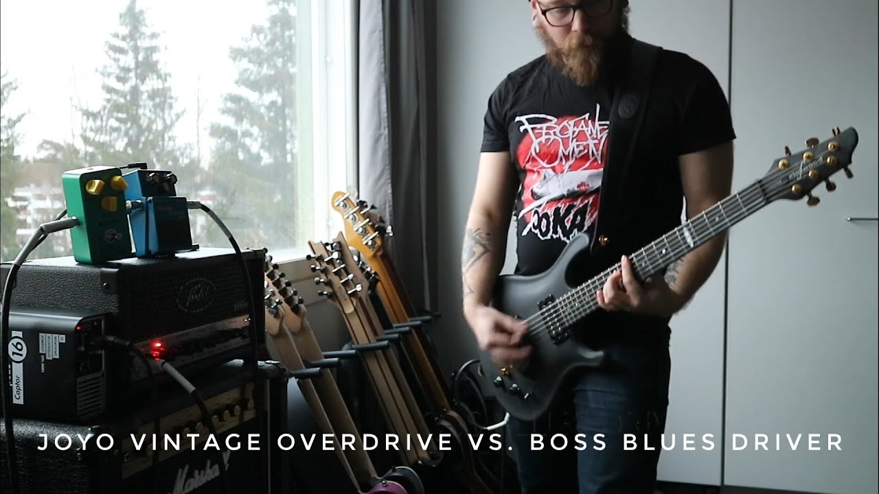 JOYO VINTAGE OVERDRIVE vs. BOSS BLUES DRIVER - As A Booster