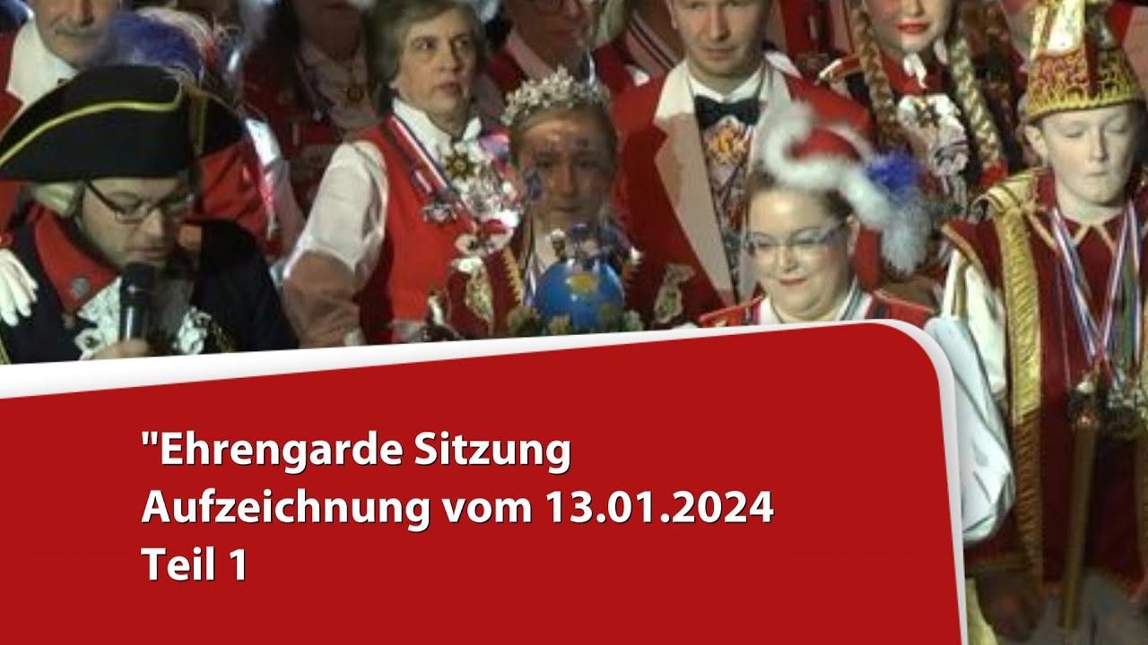 Karnevalsitzung Ehrengarde  der Stadt Neuwied 2024 Teil 1