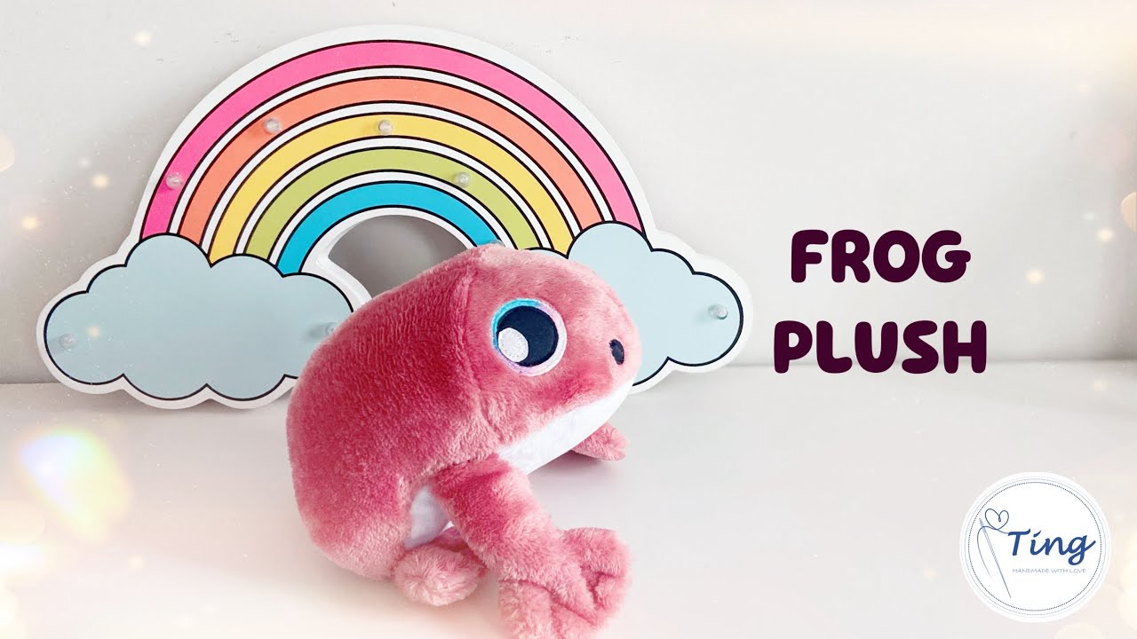 DIY Frog Plush Toy |【FREE PATTERN DOWNLOAD】| Step-by-step Tutorial for beginner | DIY青蛙玩偶