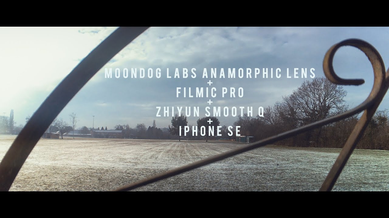iPhone SE using Moondogs anamorphic lens and Smooth Q