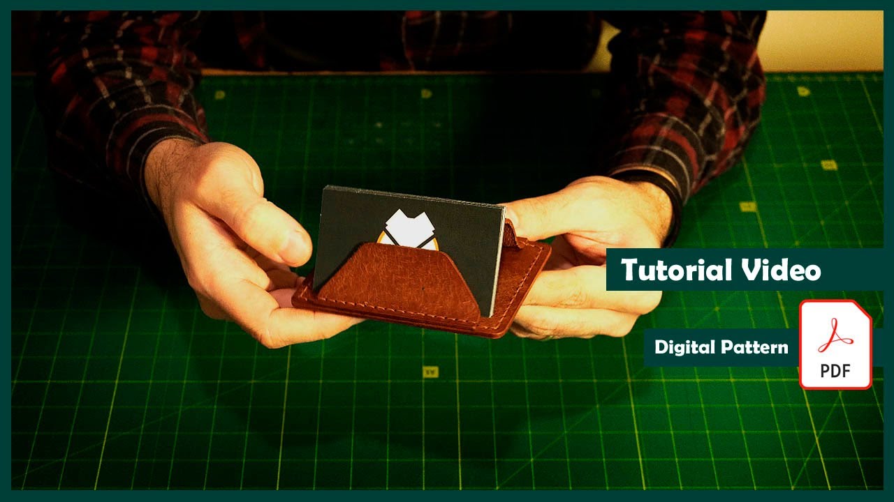 Make a Leather Business Card Holder – DIY Pattern & Tutorial