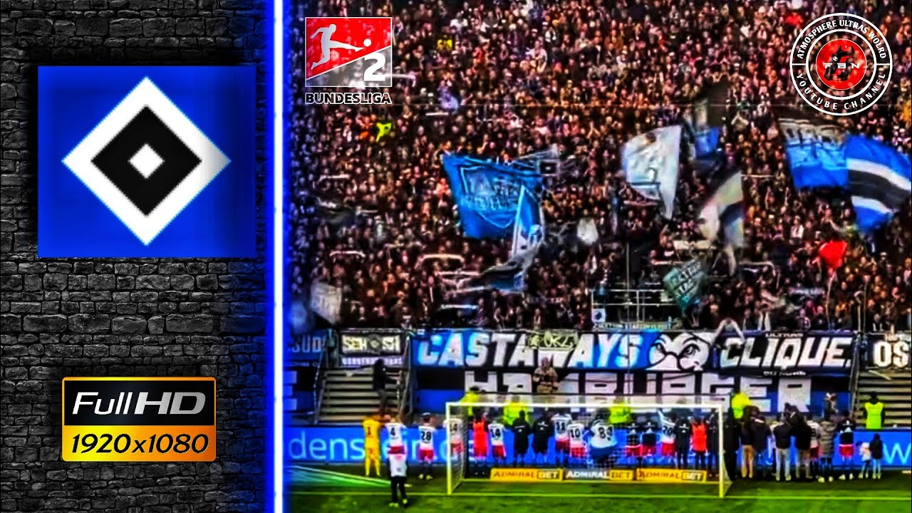 🔵⚪⚫ ULTRAS FANS HSV EPIC CELEBRATE IN VOLKSPARK • 2 Bundesliga • Hamburger SV vs FC Nürnberg 3-0