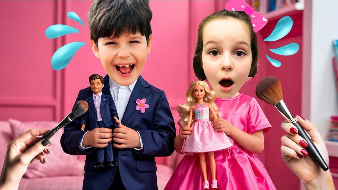 BARBİE Mİ? KEN Mİ? ADA VE TALHA BARBİE VE KEN OLDU PUANLA BAKALIM HANGİSİ DAHA İYİ?Eğlenceli Video