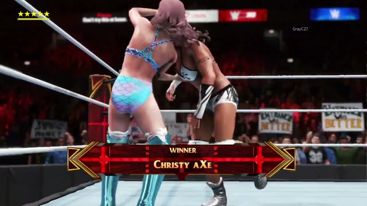 Women's Wrestling Christy  aXe vs Bathany XOX
