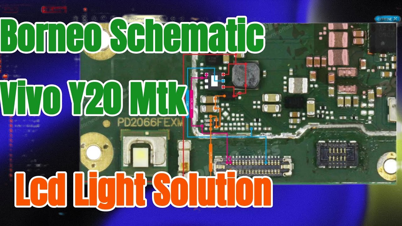 Vivo Y20 Mtk Lcd Light  Solution Schematic Diagram || Vivo Y20 Mtk Display Light Solution Schematic