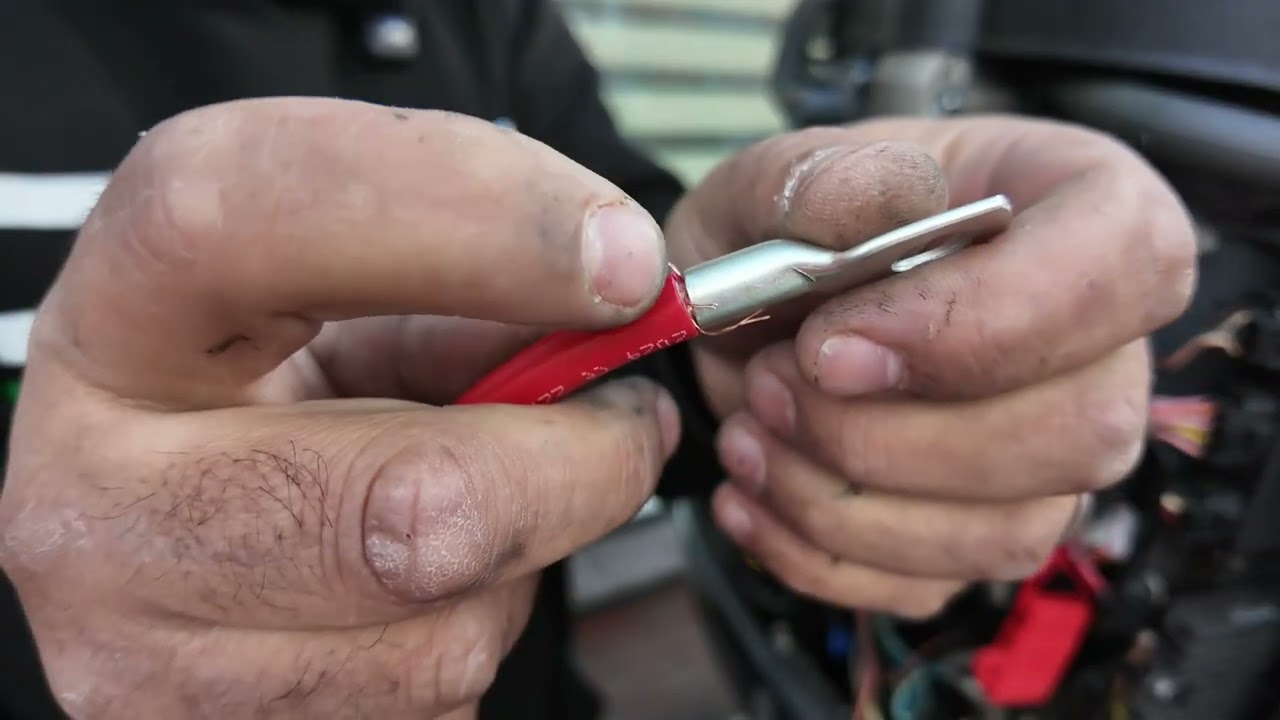 How to crimp cables the correct way.