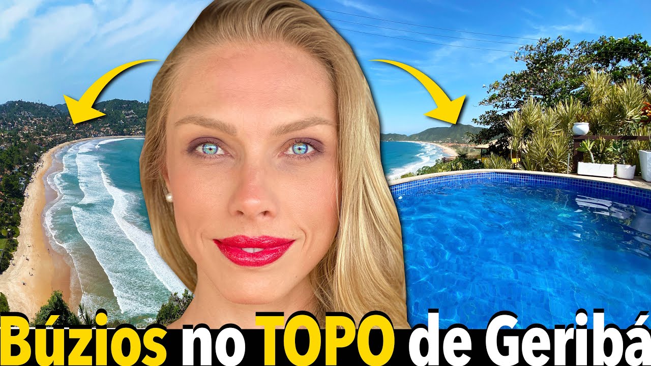 Casa de Luxo em Búzios Topo da Praia de Geribá 5 Suítes Temporada Mansão de LUXO BRASIL #BZ54