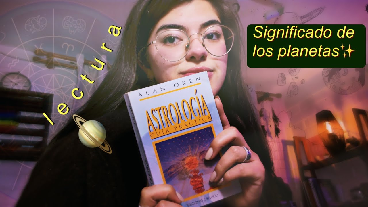 ASMR ✨ Leyendo sobre #Astrologia: Significado de los planetas 🪐