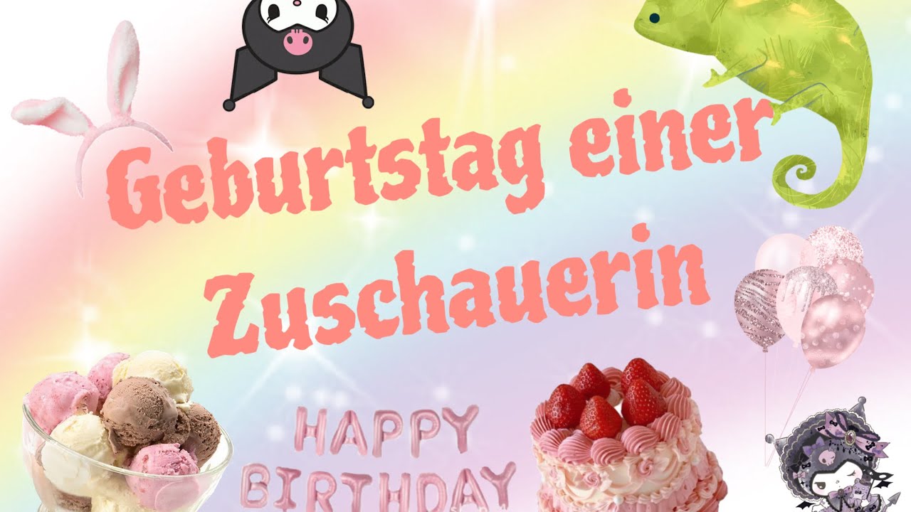 Geburtstag einer Zuschauerin