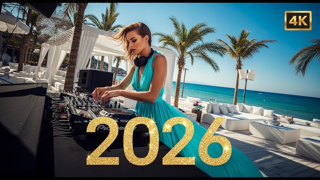 Deep House Summer Lounge 2026 🌞 Tropical Ocean Vibes 4K UHD