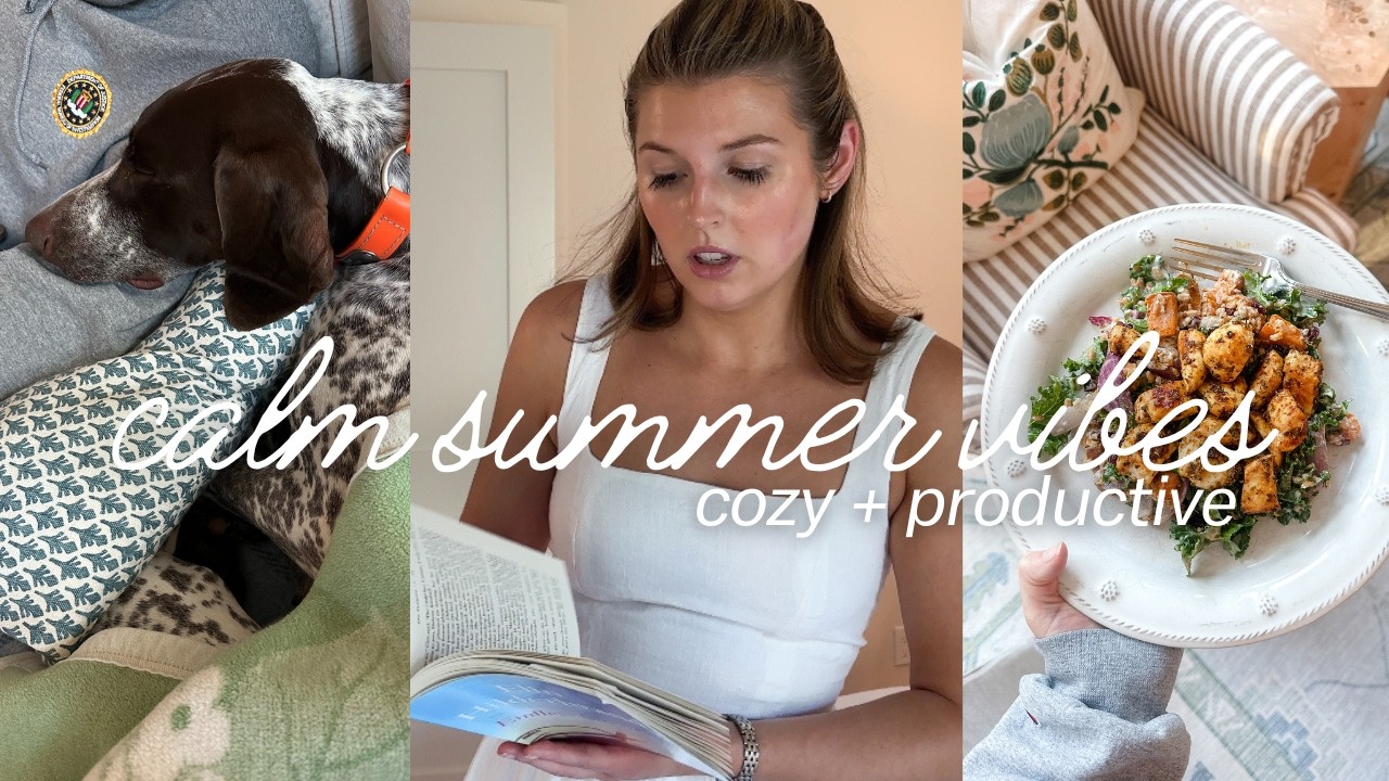 cozy summer days | home updates, fall travel plans, + work load