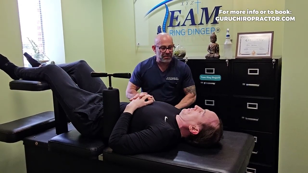 Боль в плече и сутулость ИСЧЕЗЛИ после одного удара кольцом NJ Ring Dinger®!!!