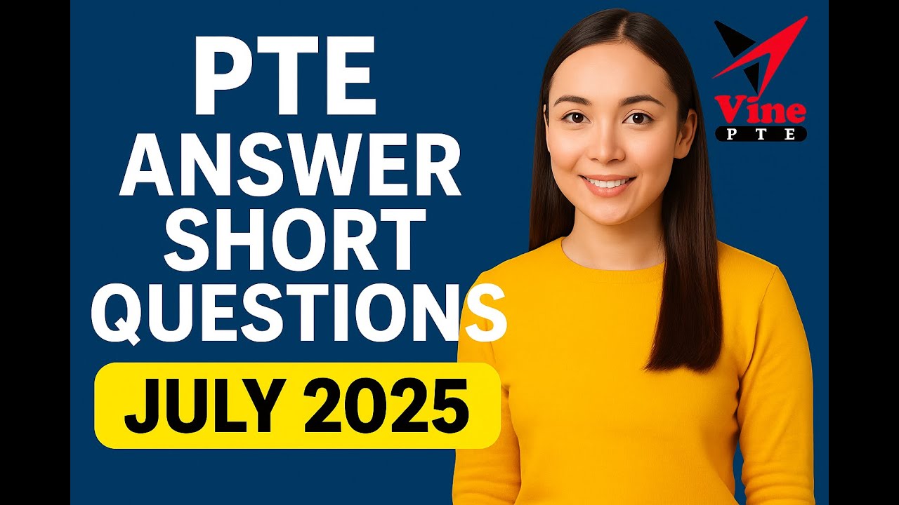🎤 PTE Answer Short Questions | Most Repeated &ndash; July 2025 🔥