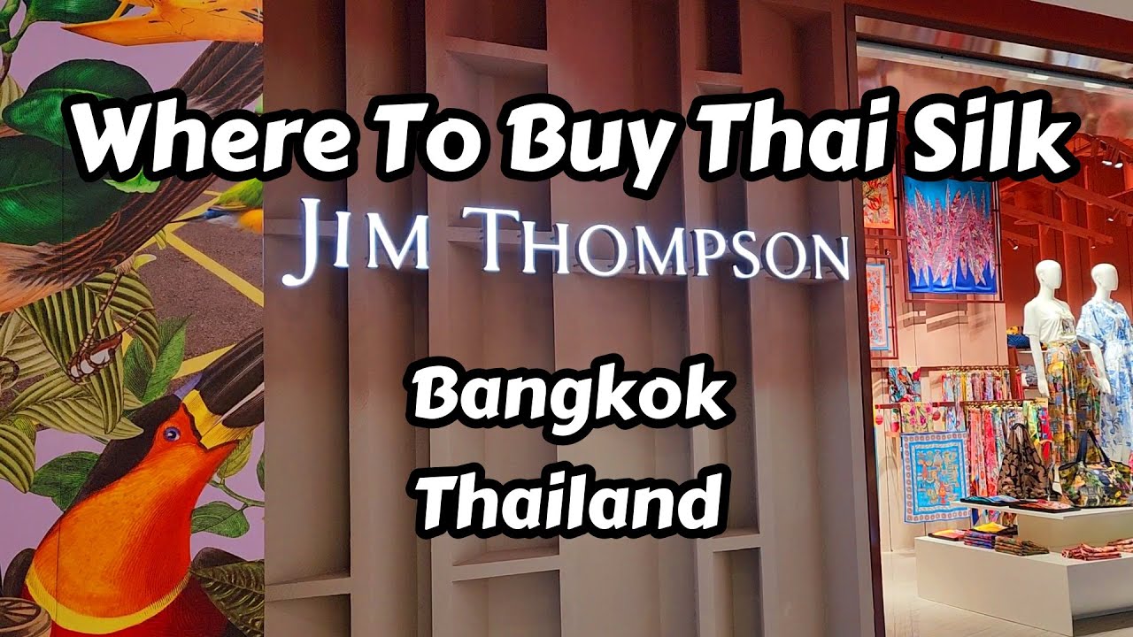 Silk Shopping In Bangkok, Thailand
