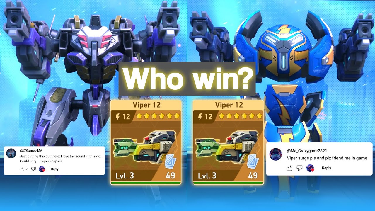New Combo for F2P: Eclipse, Surge with Viper in Mech Arena