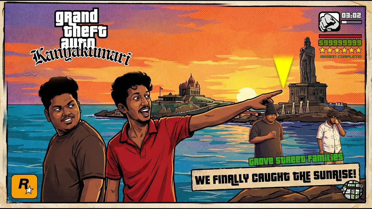 We Chased the Sunrise… It Almost Escaped | Kanyakumari 😐🌅Randomshitdotcom.mp4