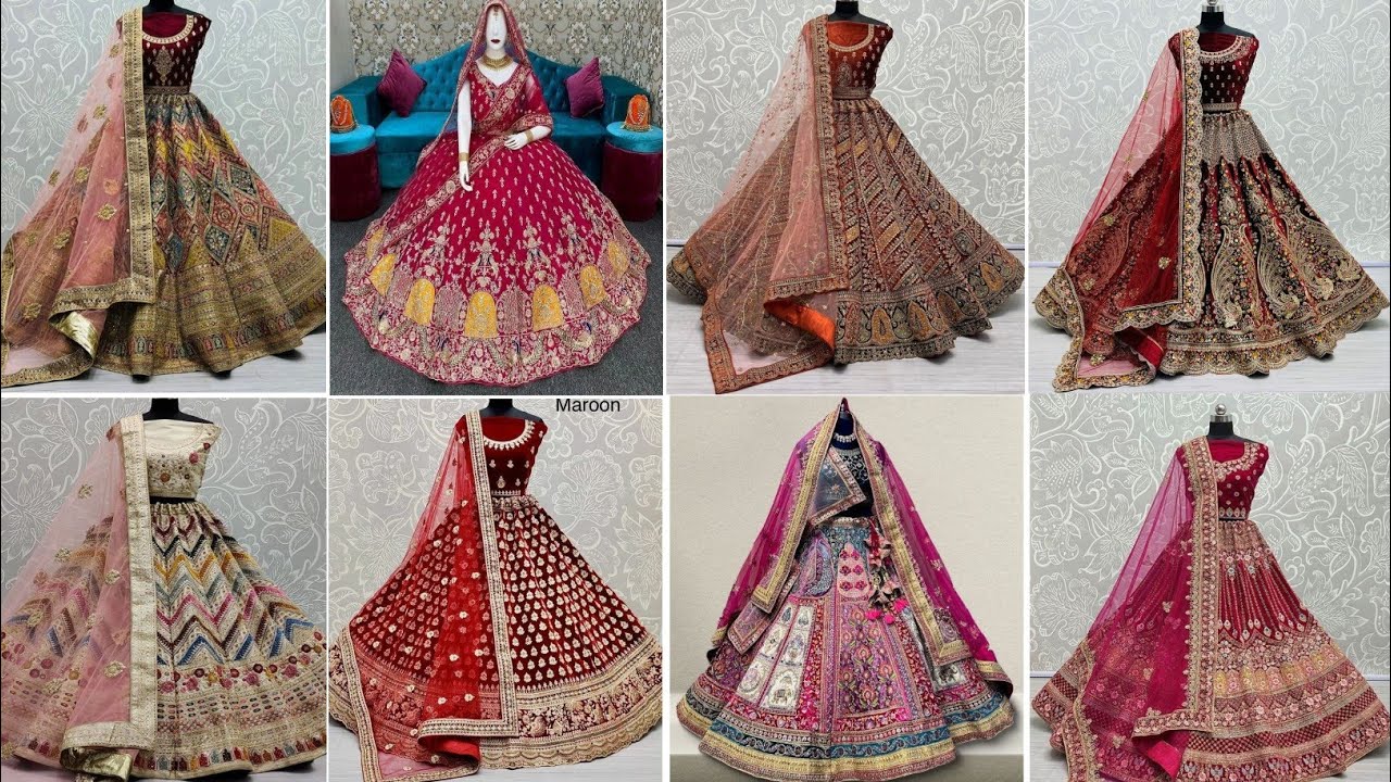 Spical Bridal Lehenga choli designs💝 Different styles lehenga choli || Very Beautiful lehenga Ideas