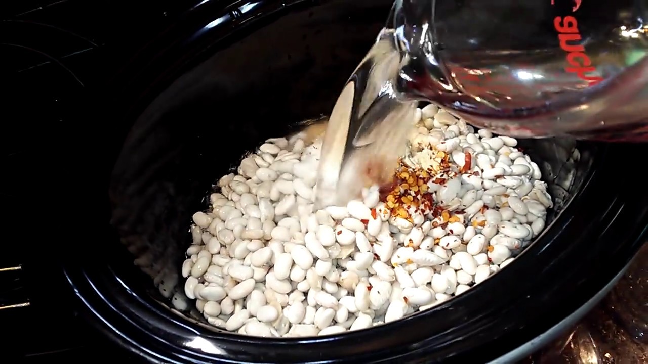 How To Cook Great Northern Beans In A Crock Pot - Simple Cooking With Eric