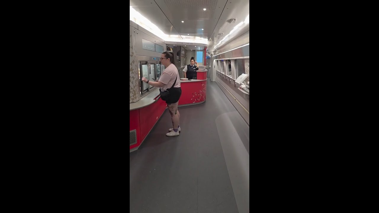 FIRST LOOK - Amtrak Acela NextGen NEW Cafe Car