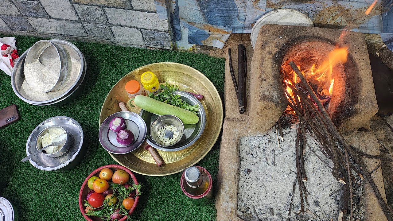 chulhe ka khana#villagelife