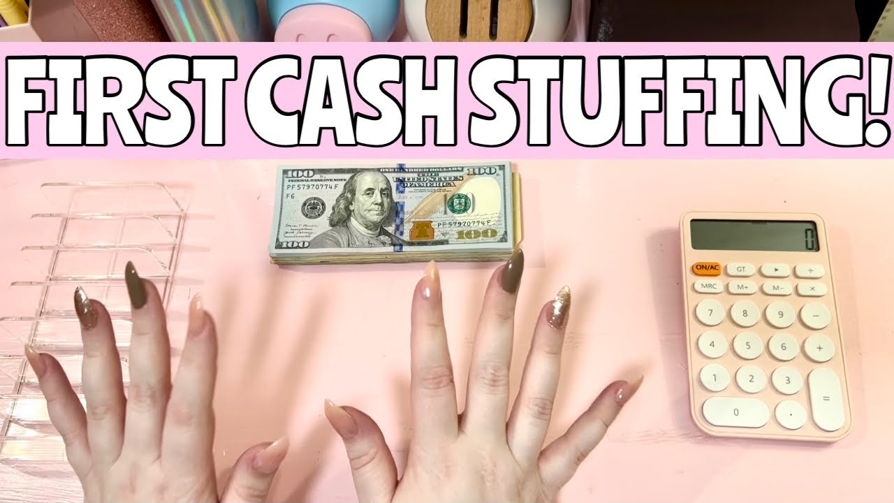 MY FIRST CASH ENVELOPE STUFFING $1,145 | Bills, Sinking Funds & Savings Challenges