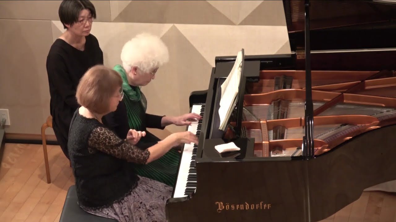 A close friend of mine and I gave the  concert for Piano Duet.