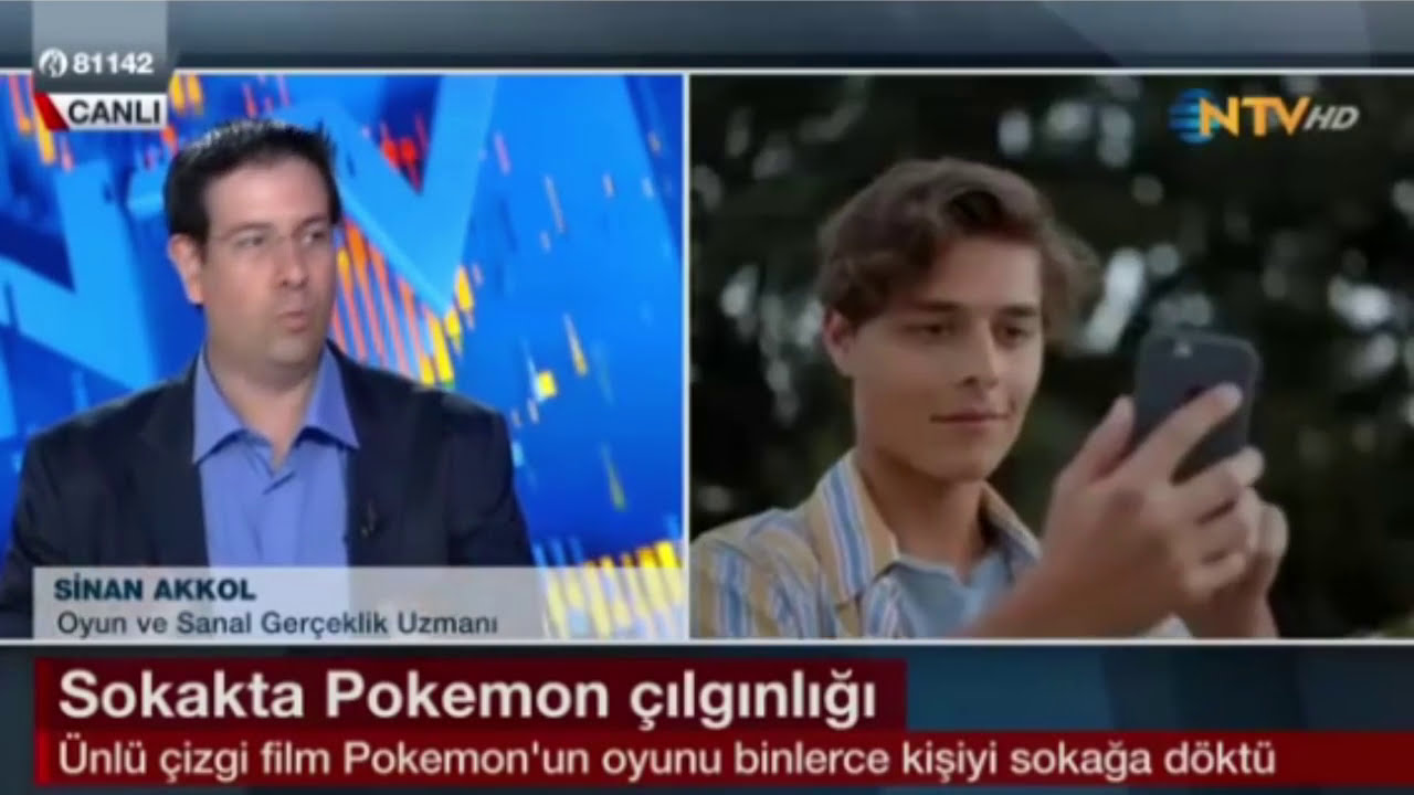 Sinan Akkol Pokemon GO NTV Gece Bülteni Programı