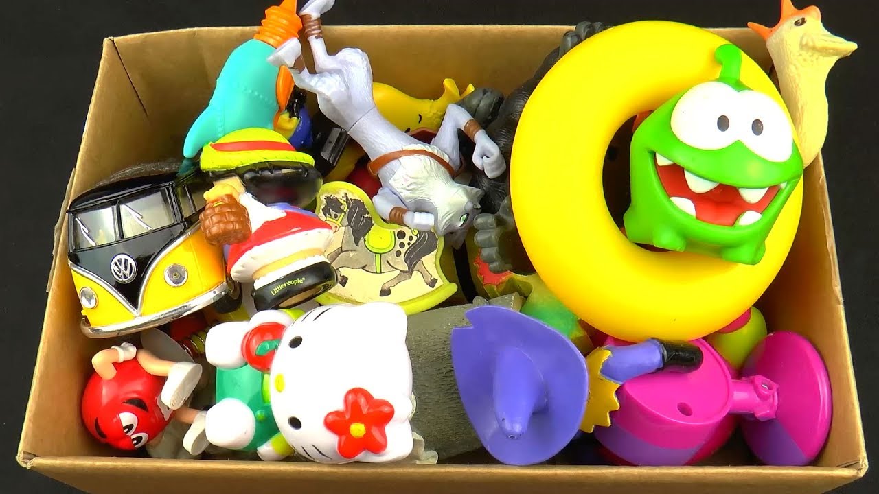 Caja de juguetes Hello Kitty M&M's VW Cars Collection Minions Baby toys surprise