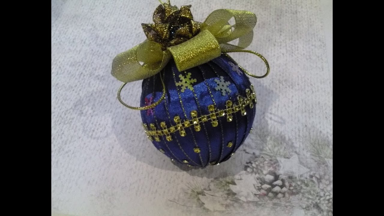 Новогодний шар своими руками/New Year's ball with your own hands