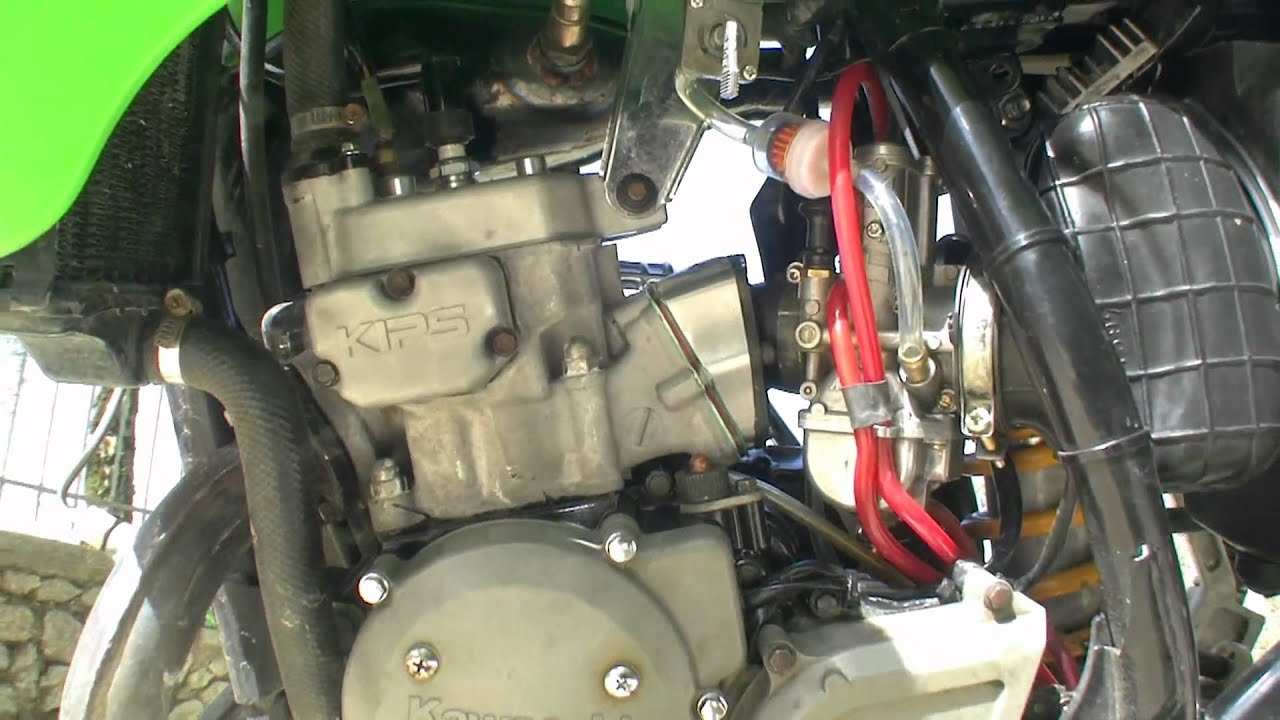 Kawasaki KMX 125 und Mikuni TMX 38