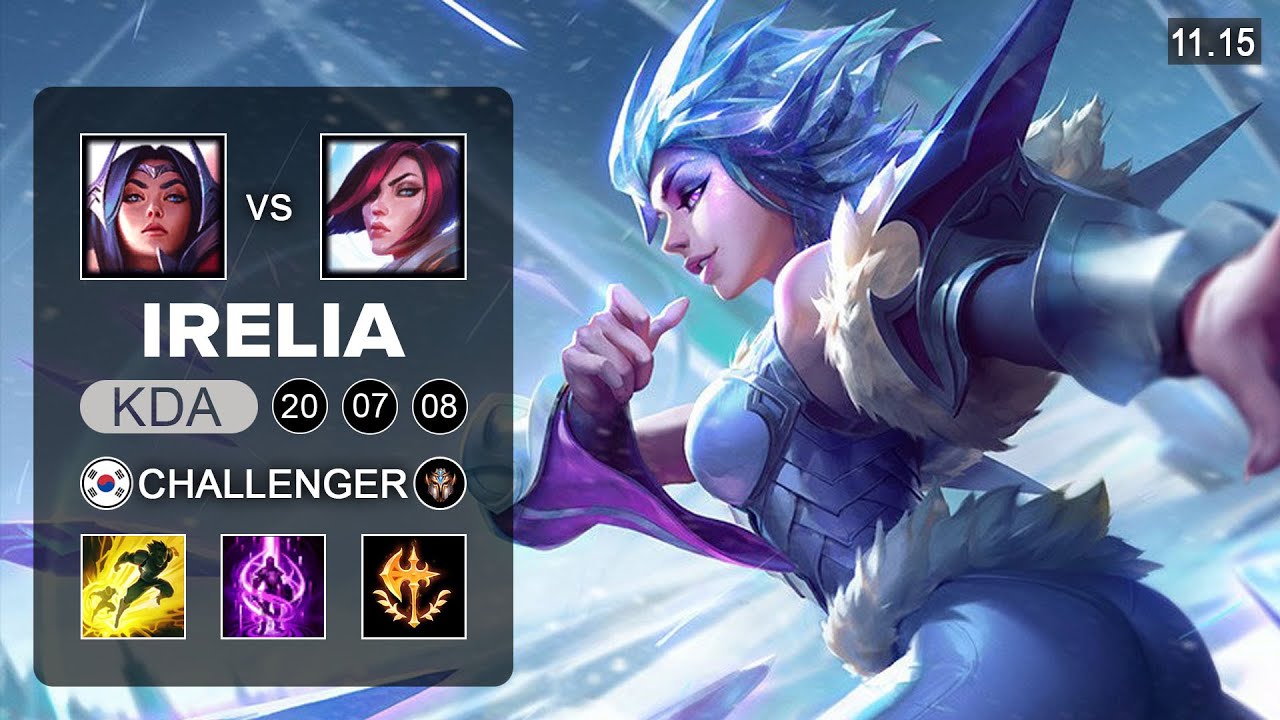 Irelia Top vs Fiora - KR Challenger Patch 1115
