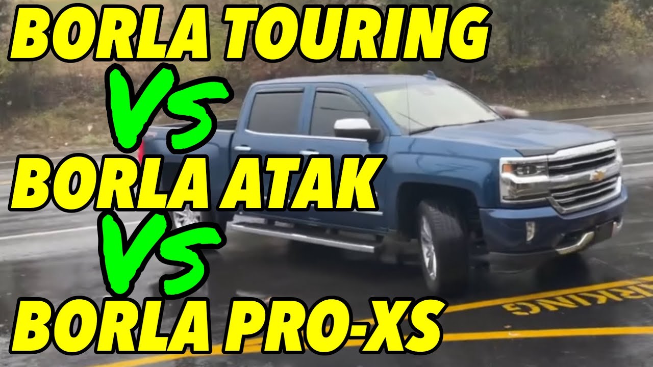 Chevy Silverado 5.3L V8: Borla Atak против Borla Touring против Borla PRO-XS!