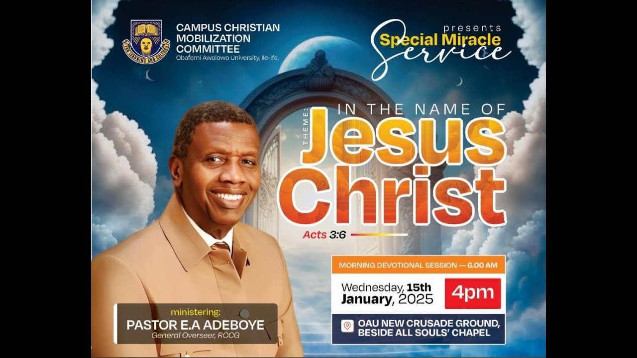 OBAFEMI AWOLOWO UNIVERSITY HOLYGHOST RALLY 2025 (OAU) || IN THE NAME OF JESUS CHRIST