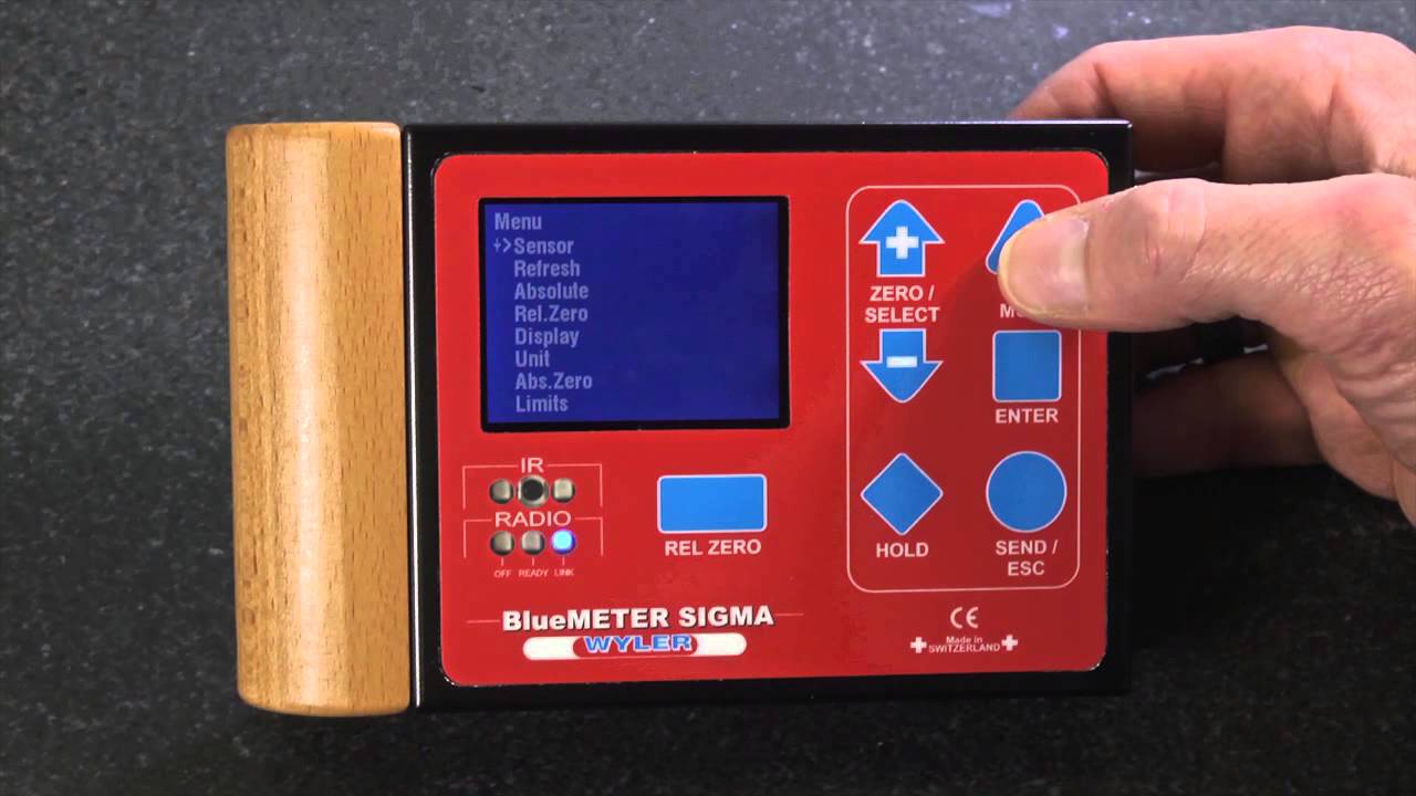 Display unit BlueMETER SIGMA english WYLER AG
