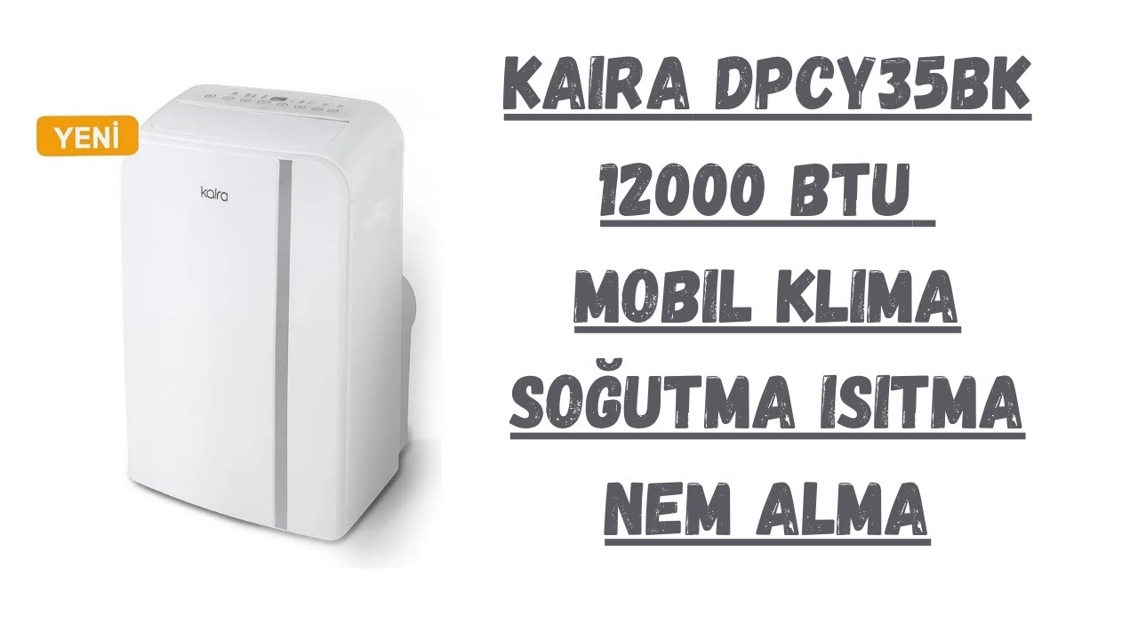KAIRA | DAIKIN | AIRFEL 12000 BTU PORTATİF MOBİL KLİMA  | portable AC❄️