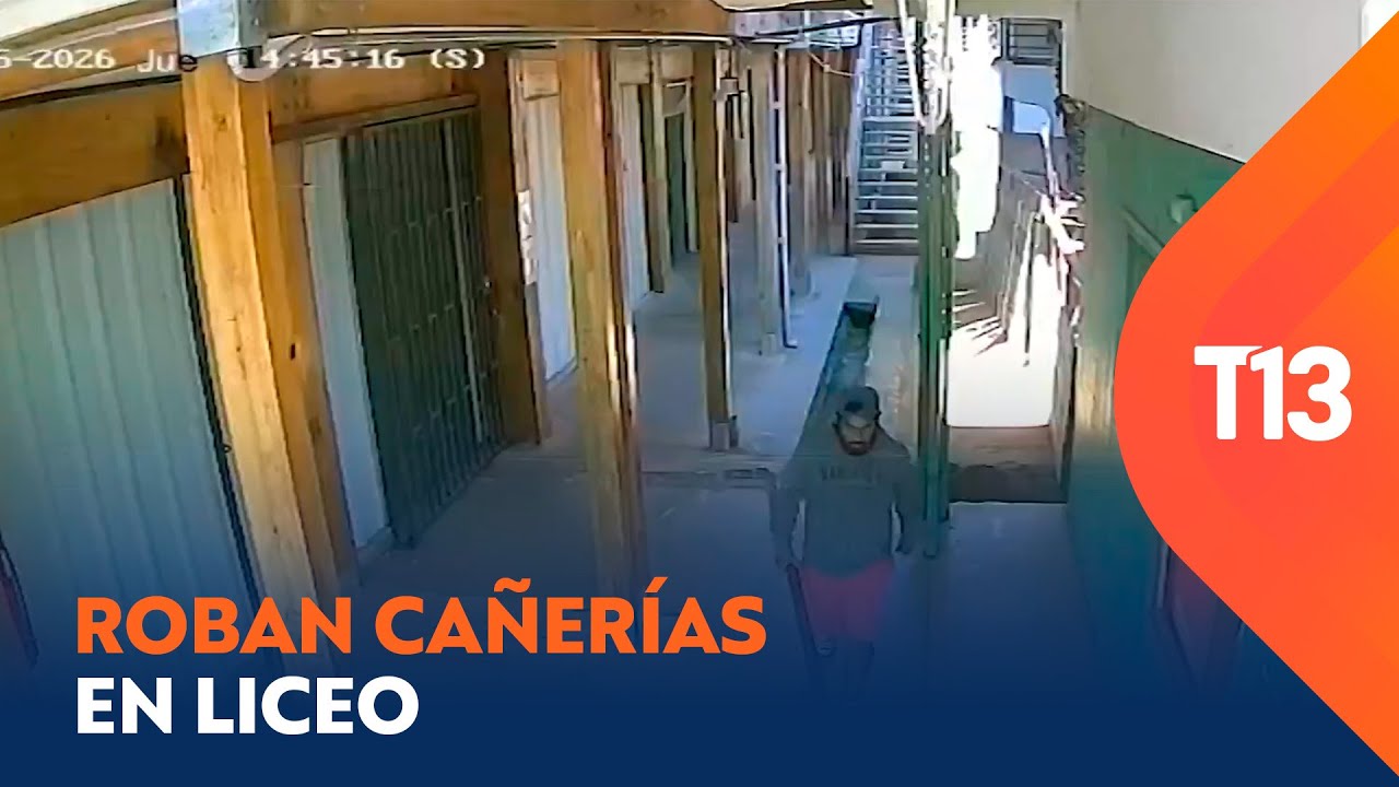 Ladrones entran 5 veces a liceo para robar cañerías