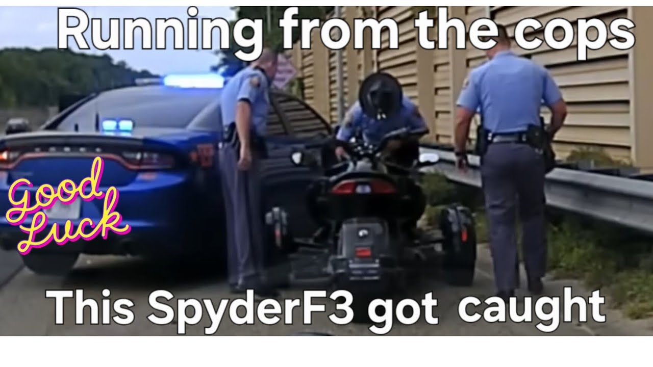 Эпичная погоня на Can-Am Spyder F3 с полицией 🚔
