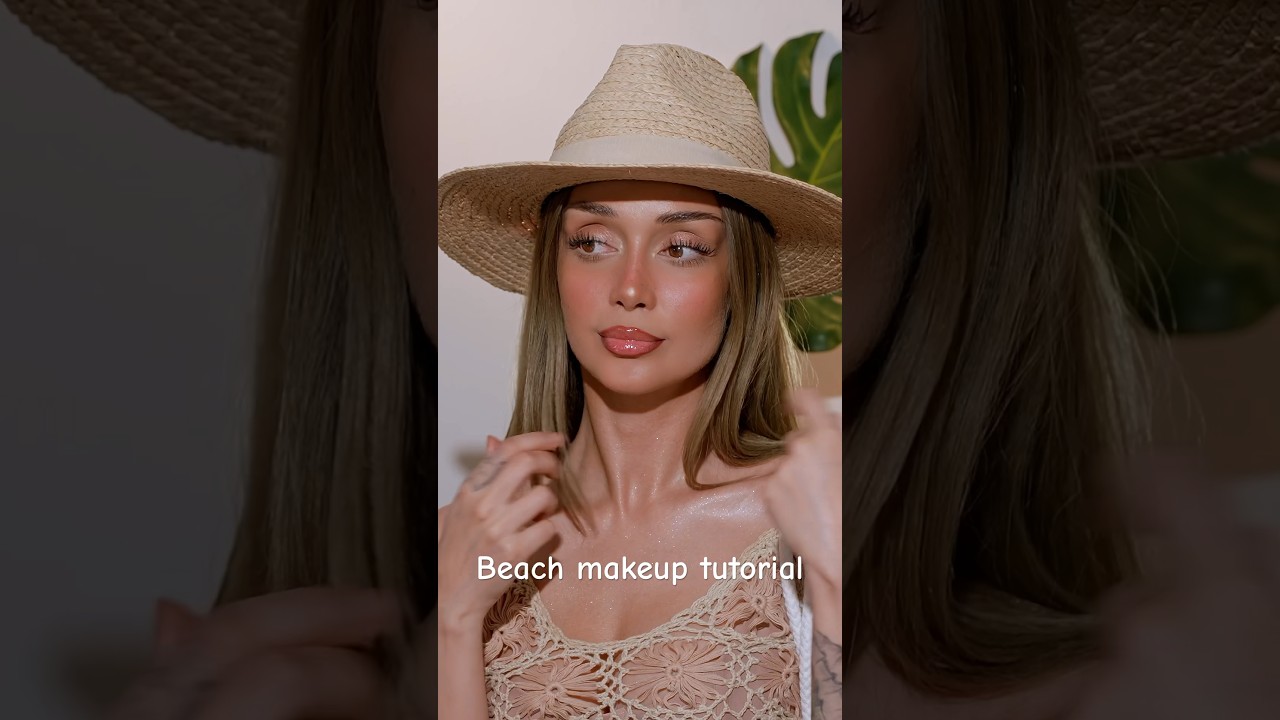 Beach makeup tutorial #beachmakeup #summermakeuptutorial