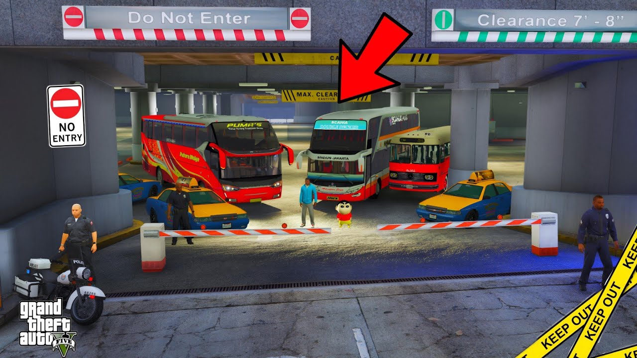 Franklin And Shinchan Start Tour & Travels or Taxi Seized by Los Santos Police in GTA V