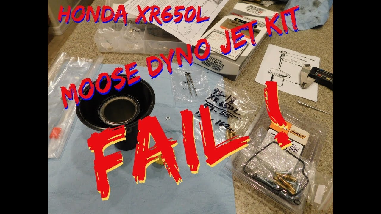 Honda XR650 Moose Dyno Jet Carb. Kit FAIL