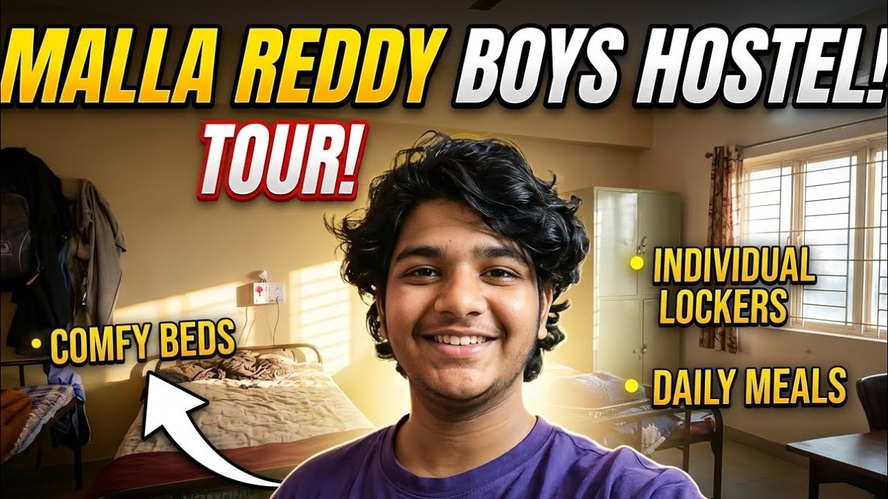 ​A Day in My Life: Malla Reddy Hostel Edition + Room Tour! ✨
