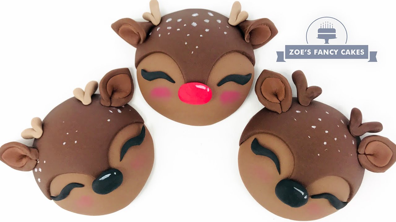 Christmas Reindeer cupcake tutorial