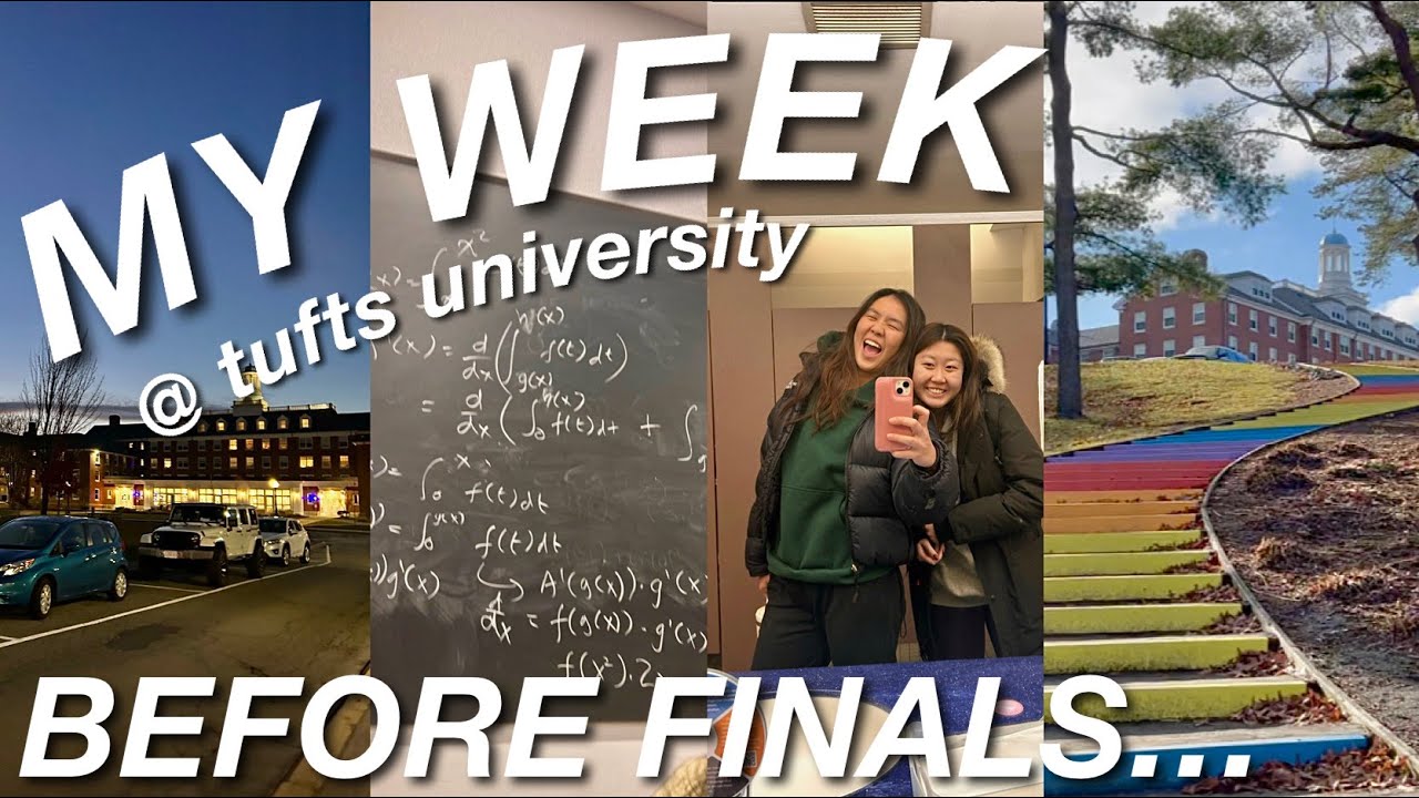 A WEEK @ TUFTS UNIVERSITY | COLLEGE VLOG BEFORE FINALS...