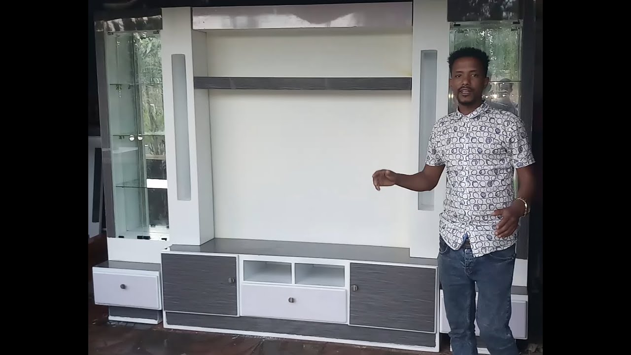 ዘብናዊ ቲቪ እስታድ  /  latest tv estand  design/0910395009/0932080935