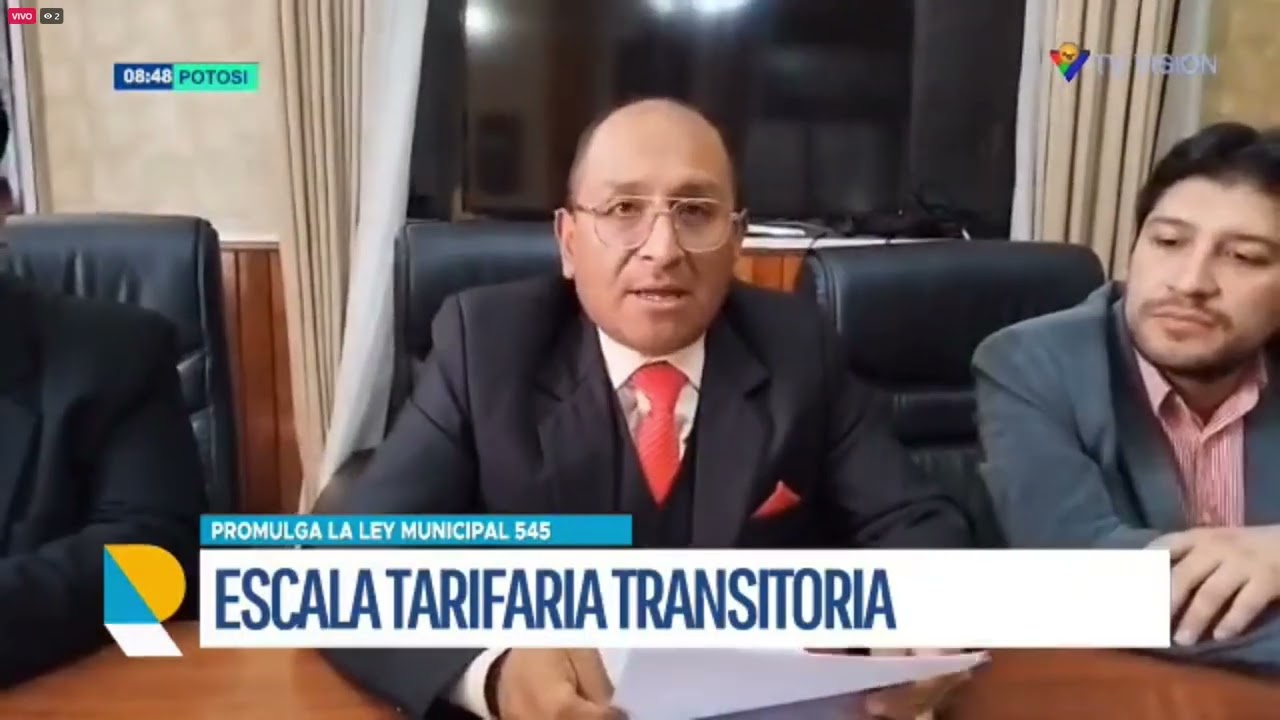 Alcalde subrogante promulga la Ley Municipal N.º 545 de tarifa transitoria del transporte público