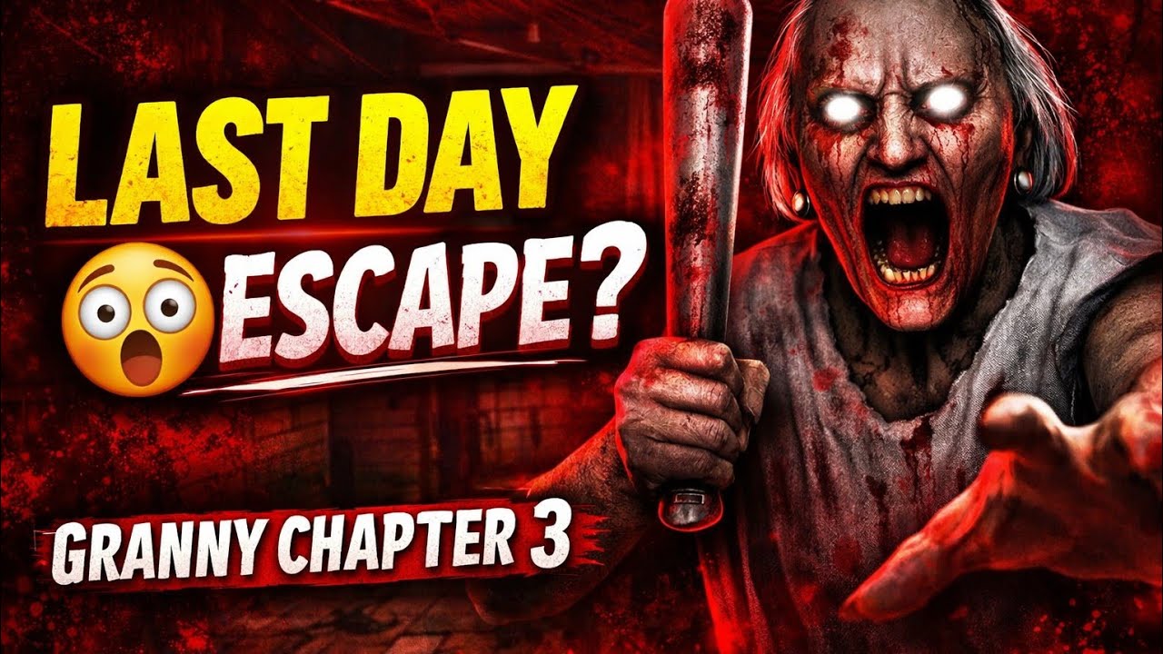 “LAST DAY ESCAPE 😱 | Granny Chapter 3 Horror Challenge (Heart Attack Gameplay)”
